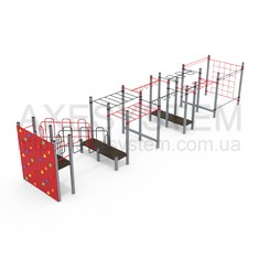 Длинный спортивный комплекс Workout