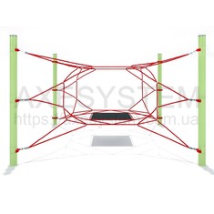 Канатный игровой комплекс А02